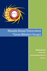 Mustafa Kemal Üniversitesi Ziraat Fakültesi Dergisi