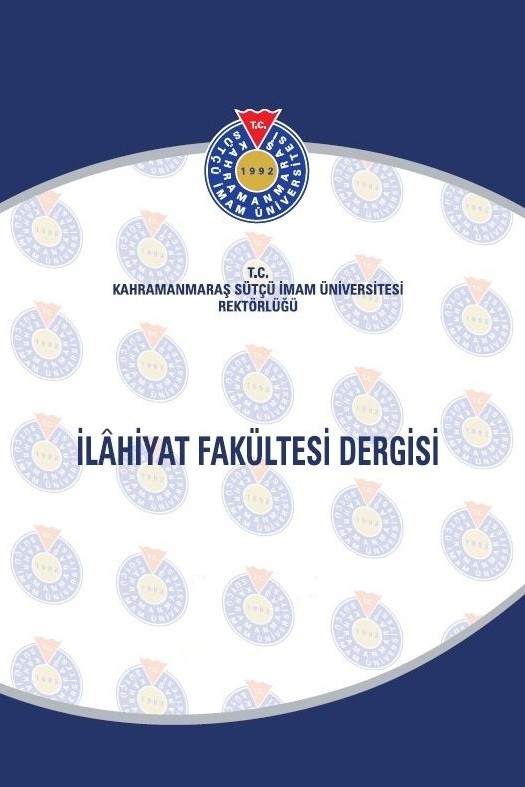 Kahramanmaraş Sütçü İmam Üniversitesi İlahiyat Fakültesi Dergisi Cover image